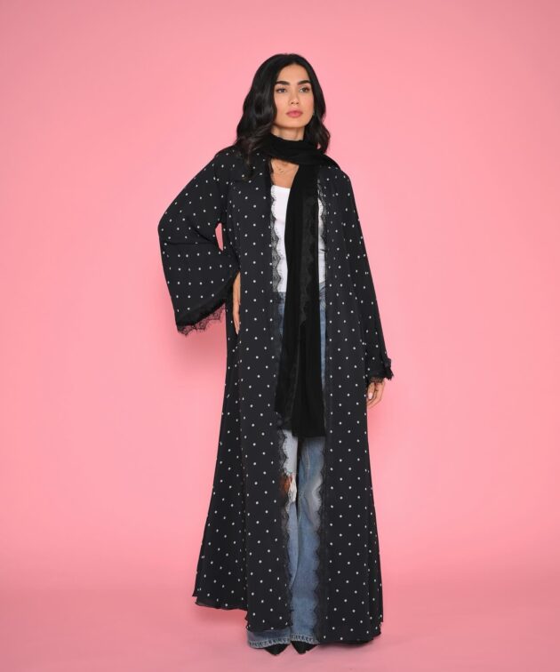 Polka dot lace